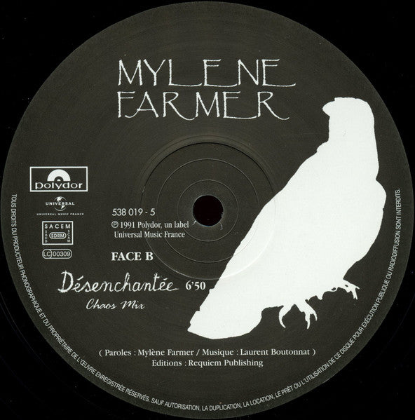 Mylène Farmer : Désenchantée (Remix Club) (12", Maxi, Ltd, RE, RM)