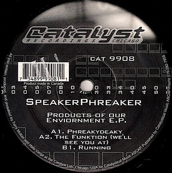 Speaker Phreaker : Products Of Our Enviornment E.P. (12&quot;, EP)
