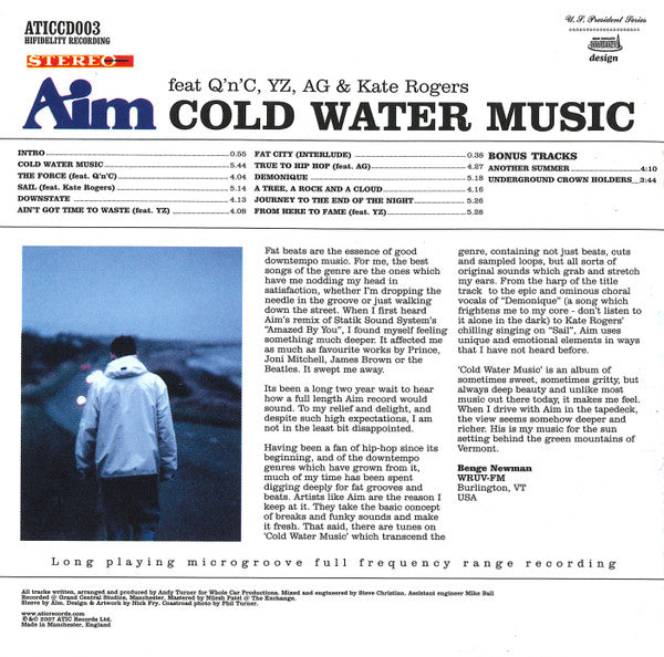 Aim : Cold Water Music (CD, Album, RE)
