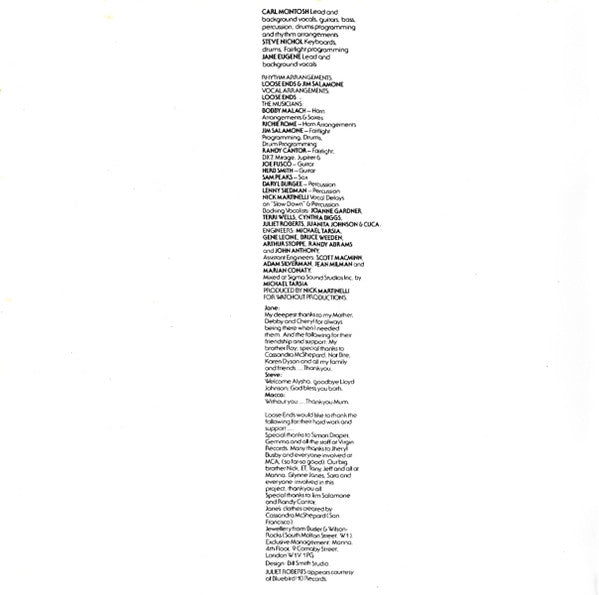 Loose Ends : Zagora (CD, Album, RE)