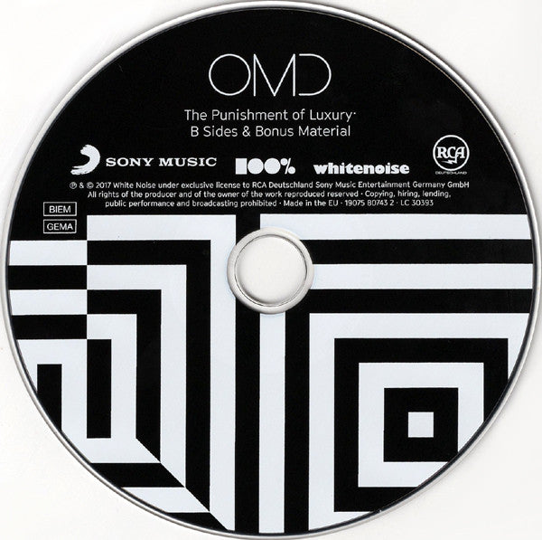 OMD* : The Punishment Of Luxury: B Sides &amp; Bonus Material (CD, Comp)