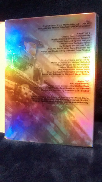 Martin O'Donnell, Michael Salvatori, Stephen Rippy, C Paul Johnson : Halo Trilogy - The Complete Original Soundtracks (Comp + 4xCD + DVD-V, Promo, 5.1)