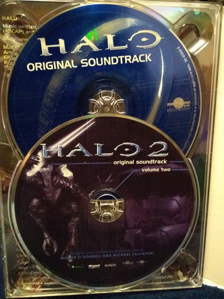 Martin O'Donnell, Michael Salvatori, Stephen Rippy, C Paul Johnson : Halo Trilogy - The Complete Original Soundtracks (Comp + 4xCD + DVD-V, Promo, 5.1)