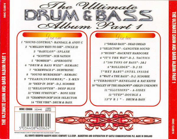 Various : The Ultimate Drum &amp; Bass Album Part 1 (2xCD, Comp)