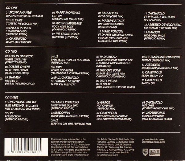 Paul Oakenfold : Greatest Hits &amp; Remixes (3xCD, Comp)