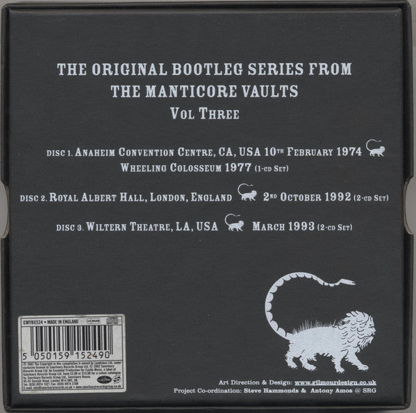 Emerson, Lake &amp; Palmer : The Original Bootleg Series From The Manticore Vaults Vol. Three (Box + CD + 2xCD + 2xCD)