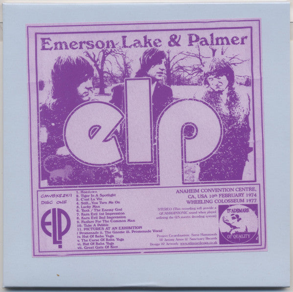 Emerson, Lake &amp; Palmer : The Original Bootleg Series From The Manticore Vaults Vol. Three (Box + CD + 2xCD + 2xCD)