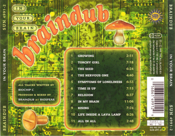 Braindub : In Your Brain (CD, Album)