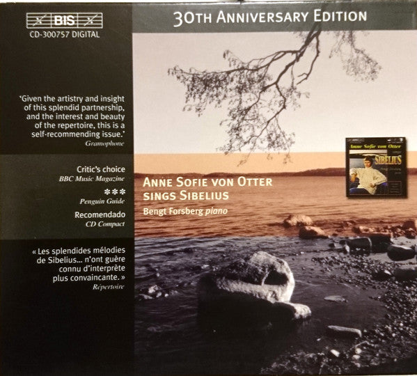 Jean Sibelius / Anne Sofie Von Otter, Bengt Forsberg : Anne Sofie Von Otter Sings Sibelius (CD, Album, RE, Sli)