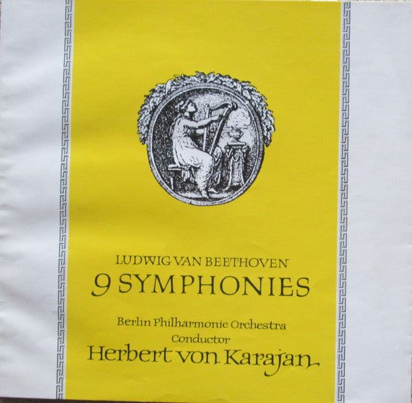 Beethoven*, Herbert von Karajan, Berliner Philharmoniker : 9 Symphonien (8xLP, Mono + Box)