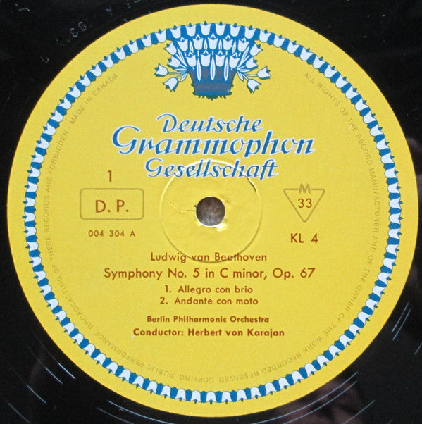 Beethoven*, Herbert von Karajan, Berliner Philharmoniker : 9 Symphonien (8xLP, Mono + Box)