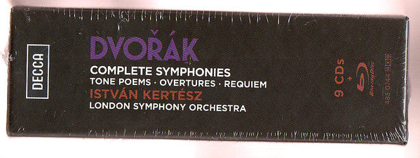 Dvořák* - István Kertész, London Symphony Orchestra : Complete Symphonies · Tone Poems · Overtures · Requiem (9xCD, Comp, RM + Blu-ray, Blu-ray-A, Comp, RM, DTS)