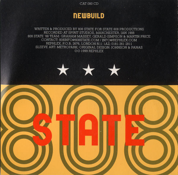 808 State : Newbuild (CD, Album, RE)
