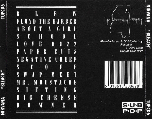 Nirvana : Bleach (CD, Album, RE)