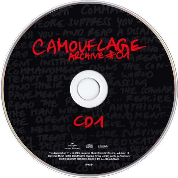 Camouflage : Archive #01 (2xCD, Comp)