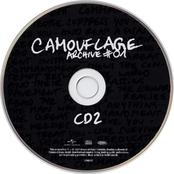 Camouflage : Archive #01 (2xCD, Comp)