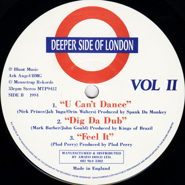 Various : Deeper Side Of London Vol II (12&quot;)