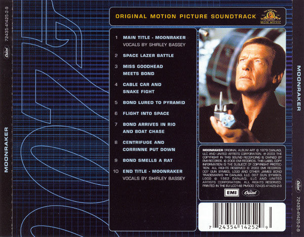 John Barry : Moonraker (Original Motion Picture Soundtrack) (CD, Album, RE, RM)