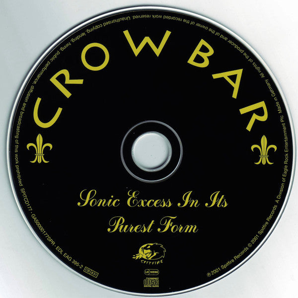 Crowbar (2) : Sonic Excess In Its Purest Form (CD, Album)