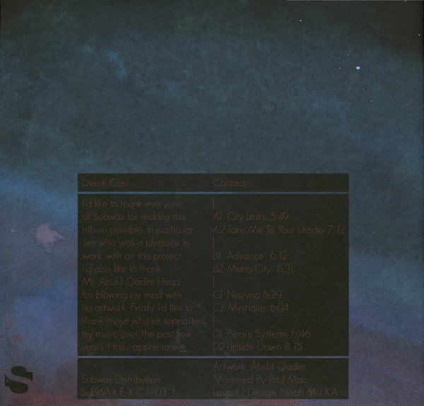 Derek Carr : Contact (2x12", Album)