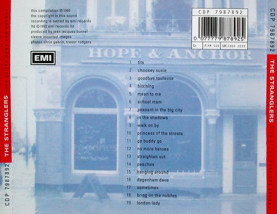 The Stranglers : Live At The Hope And Anchor (CD, Album)