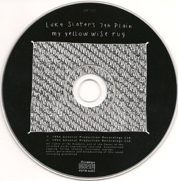 Luke Slater's 7th Plain* : My Yellow Wise Rug (CD, Album, RE)