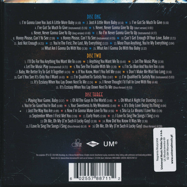 Barry White : The Complete 20th Century Singles (1973-1979) (3xCD, Comp + Box)