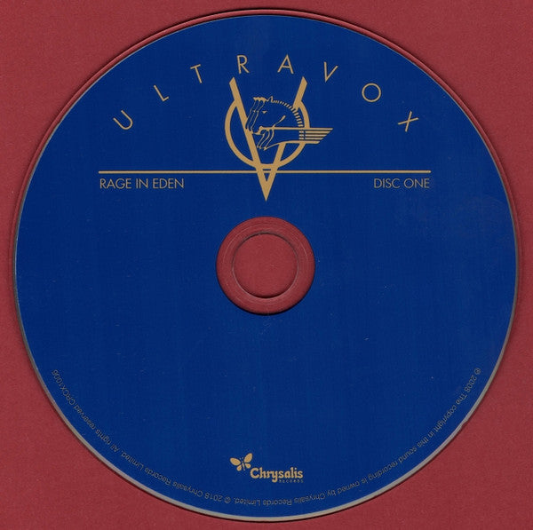Ultravox : Rage In Eden (CD, Album, RE + CD, Comp + RM, Def)