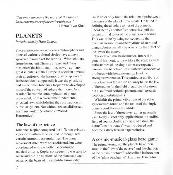 Star Sounds Orchestra : Planets (CD, Album)