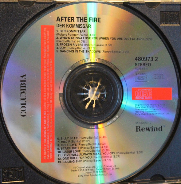 After The Fire : Der Kommissar (CD, Comp, RE)