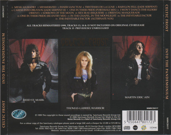 Celtic Frost : Into The Pandemonium (CD, Album, RE, RM)