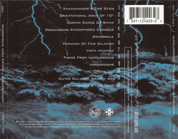 Vapourspace : Themes From Vapourspace (CD, Album)