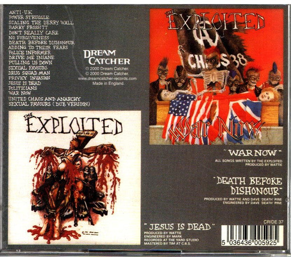 The Exploited : Death Before Dishonour (CD, Album, RE, Red)