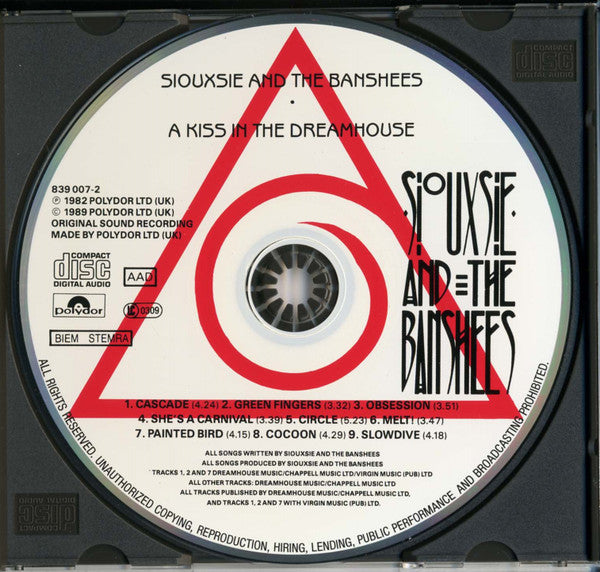 Siouxsie &amp; The Banshees : A Kiss In The Dreamhouse (CD, Album, RE)