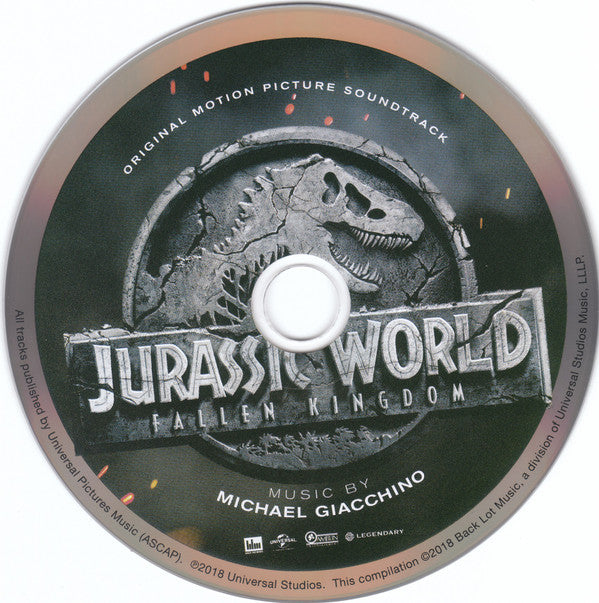 Michael Giacchino : Jurassic World: Fallen Kingdom (Original Motion Picture Soundtrack) (CD, Album, Dig)