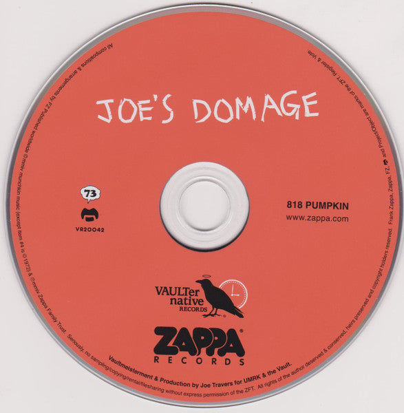 Frank Zappa : Joe's Domage (CD, Album, RE)