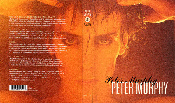 Peter Murphy : 5 Albums (CD, Album, RE + CD, Album, RE + CD, Album, RE + CD)