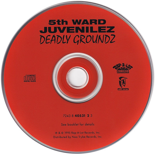 5th Ward Juvenilez : Deadly Groundz (CD, Album)