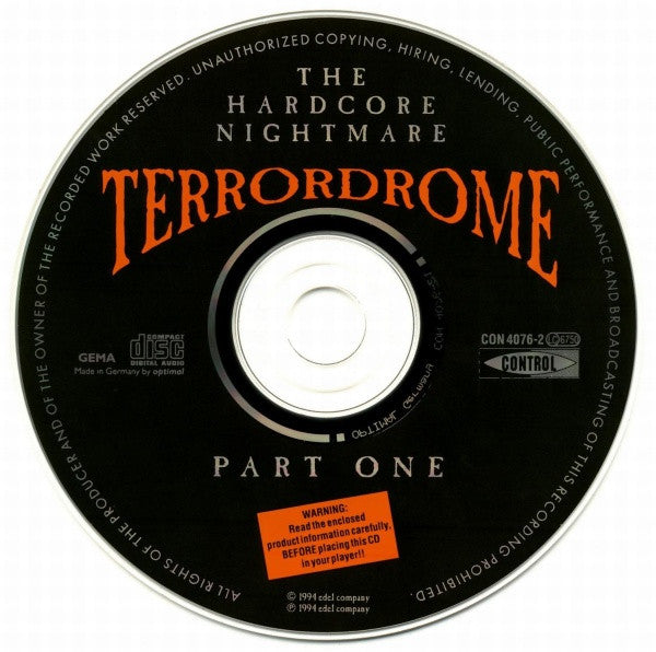 Various : Terrordrome (The Hardcore Nightmare) (2xCD, Comp + CD, Mixed)
