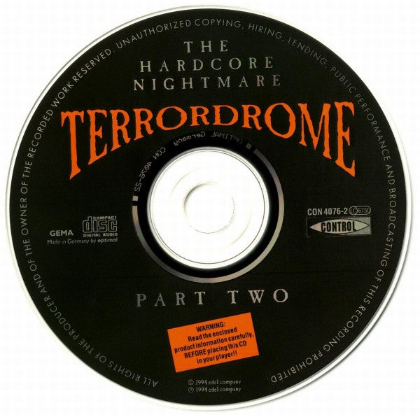 Various : Terrordrome (The Hardcore Nightmare) (2xCD, Comp + CD, Mixed)