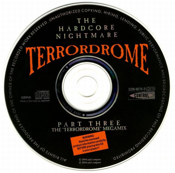 Various : Terrordrome (The Hardcore Nightmare) (2xCD, Comp + CD, Mixed)