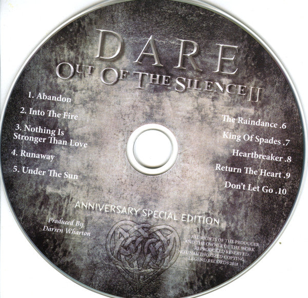 Dare (2) : Out Of The Silence II (CD, Album, S/Edition)