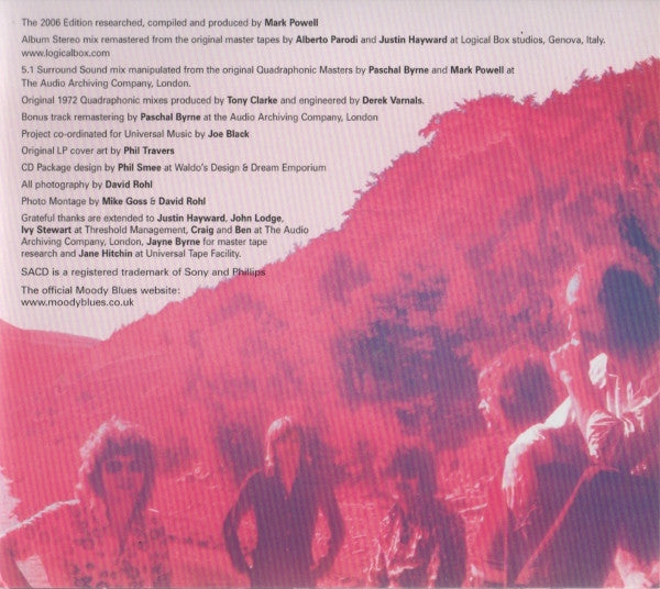 The Moody Blues : A Question Of Balance (SACD, Hybrid, Multichannel, Album, RE, RM, Dig)