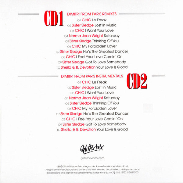 Dimitri From Paris : Le Chic Remix (2xCD, Album, Comp)