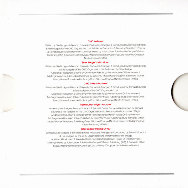 Dimitri From Paris : Le Chic Remix (2xCD, Album, Comp)