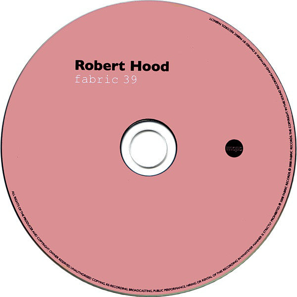 Robert Hood : Fabric 39 (CD, Mixed)