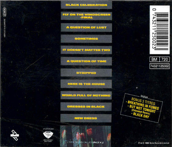 Depeche Mode : Black Celebration (CD, Album, RP)