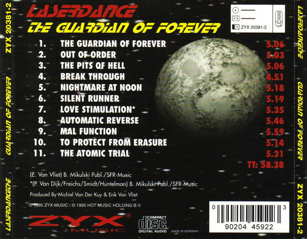 Laserdance : The Guardian Of Forever (CD, Album)