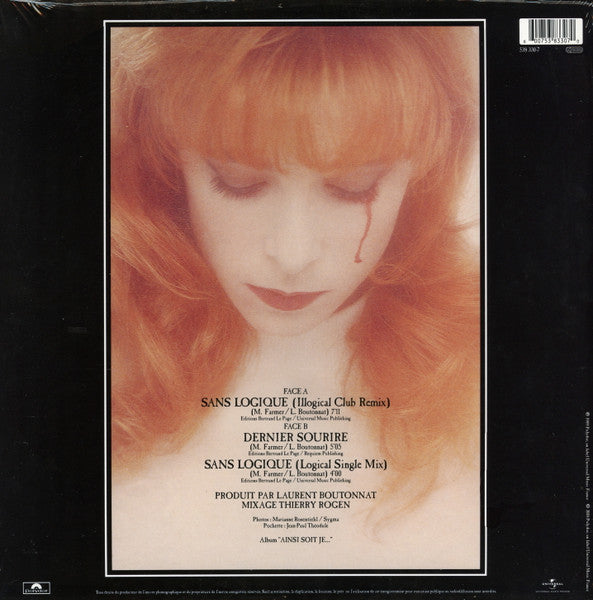 Mylène Farmer : Sans Logique (Illogical Club Remix) (12&quot;, Maxi, RE)