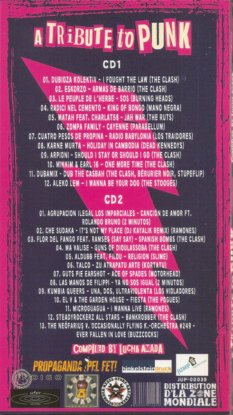 Various : A Tribute To Punk (2xCD, Comp)